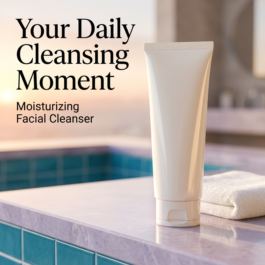 Everyday cleanser bathroom detail graphic